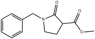 3-Pyrrolidinecarboxylic acid, 2-oxo-1-(phenylmethyl)-, methyl ester Structure