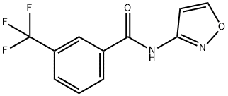 Benzamide, N-3-isoxazolyl-3-(trifluoromethyl)- (9CI) Structure