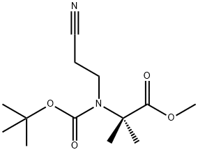 Methyl 2-(tert-butoxycarbonyl)-2-Methylpropanoate Structure