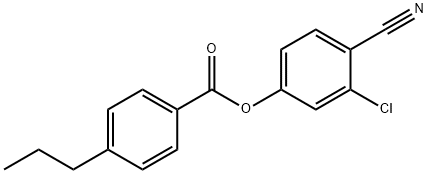 3-Chloro-4-cyanophenyl 4-propylbenzoate Structure