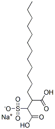 sodium C-dodecyl hydrogen sulphonatosuccinate Structure