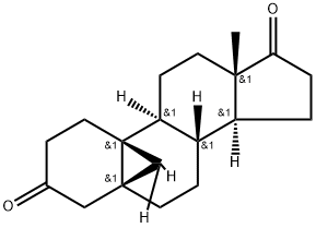 5b,19-Cycloandrostane-3,17-dione-d2 Structure