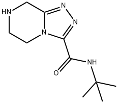 N-tert-butyl-5,6,7,8-tetrahydro-[1,2,4]triazolo[4,3-a]pyrazine-3-carboxamide Structure