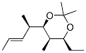 1,3-Dioxane,4-ethyl-2,2,5-trimethyl-6-[(1R,2E)-1-methyl-2-butenyl]-,(4S,5R,6R)-(9CI) Structure