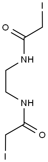 N,N'-Ethylenebis(iodoacetamide)  Structure