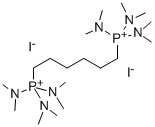Hexamethylenebis(tris(dimethylamino)phosphonium iodide) Structure