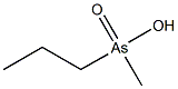 Methylpropylarsinic acid Structure