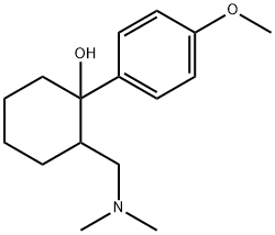 2-(Dimethylaminomethyl)-1-(p-methoxyphenyl)cyclohexanol Structure