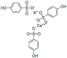 4-HYDROXYBENZENESULFONICACID,CALCIUMPOTASSIUMSALT Structure
