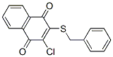 2-Benzylthio-3-chloro-1,4-naphthoquinone Structure