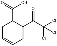 6-(Trichloroacetyl)-3-cyclohexene-1-carboxylic acid Structure