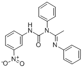Urea, 1-(N-nitrophenyl)-3-phenyl-3-(1-(phenylimino)ethyl)- Structure