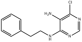 N-Phenethyl-6-chloropyrimidine-4,5-diamine Structure