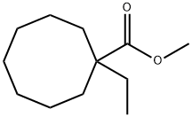 1-Ethylcyclooctanecarboxylic acid methyl ester Structure