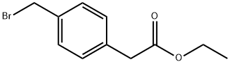 (4-broMoMethylphenyl)acetic acid ethyl ester Structure