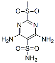 4,6-Diamino-2-methylsulfonyl-5-pyrimidinesulfonamide Structure