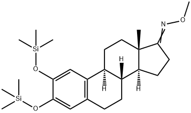 2,3-Bis[(trimethylsilyl)oxy]estra-1,3,5(10)-trien-17-one O-methyl oxime Structure