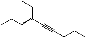 4-Ethyl-3-nonen-5-yne Structure