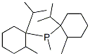 Methylbis[methyl(1-methylethyl)cyclohexyl]phosphine Structure