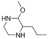 Piperazine, 2-methoxy-3-propyl- (9CI) Structure