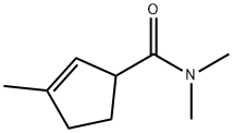 2-Cyclopentene-1-carboxamide,  N,N,3-trimethyl- Structure