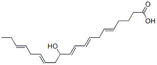 12-hydroxy-5,8,10,14,17-eicospentaenoic acid Structure