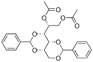 1-O,3-O:2-O,4-O-Bis(phenylmethylene)-D-glucitol 5,6-diacetate Structure