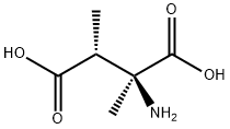 L-Aspartic acid, 2,3-dimethyl-, (3R)- (9CI) Structure