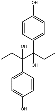 3,4-BIS(4-HYDROXYPHENYL)-3,4-HEXANEDIOL Structure