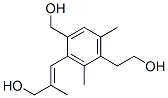 4-Hydroxymethyl-3-[(E)-3-hydroxy-2-methyl-1-propenyl]-2,6-dimethylbenzeneethanol Structure