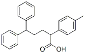 2-(4-methylphenyl)-5,5-diphenyl-pentanoic acid Structure