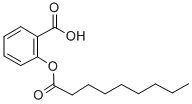 Benzoic acid, 2-((1-oxononyl)oxy)- Structure