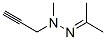 2-Propanone methyl(2-propynyl)hydrazone Structure