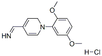 N-(2,5-dimethoxyphenyl)-1-pyridin-4-yl-methanimine hydrochloride Structure