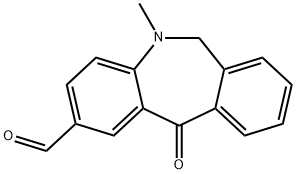 5,6-Dihydro-5-methyl-11-oxo-11H-dibenz[b,e]azepine-2-carbaldehyde Structure