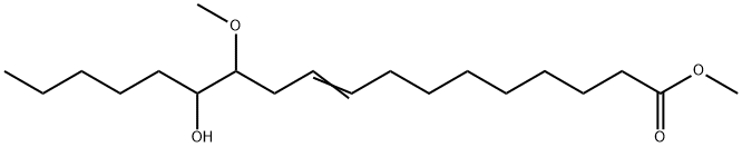 13-Hydroxy-12-methoxy-9-octadecenoic acid methyl ester Structure