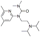 N-(2-diisopropylaminoethyl)-N-(4,6-dimethyl-2-pyridyl)-N',N'-dimethylurea Structure