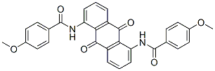 N,N'-(9,10-dihydro-9,10-dioxoanthracene-1,5-diyl)bis[4-methoxybenzamide] Structure