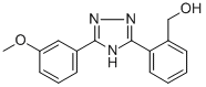 o-[5-(m-Methoxyphenyl)-1H-1,2,4-triazol-3-yl]benzyl alcohol Structure