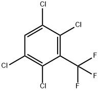 1,2,4,5-TETRACHLORO-3-TRIFLUOROMETHYL-BENZENE Structure