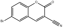 6-BROMO-3-CYANOCOUMARIN Structure