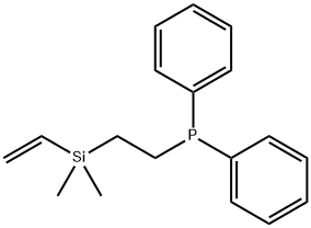 VINYL(DIPHENYLPHOSPHINOETHYL)DIMETHYLSILANE Structure