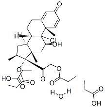 BECLOMETASONE DIPROPIONATE MONOHYDRATE Structure