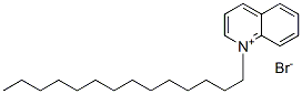 1-tetradecylquinolinium bromide Structure