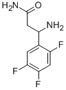 3-AMINO-3-(2,4,5-TRIFLUORO-PHENYL)-PROPIONIC ACID AMIDE Structure