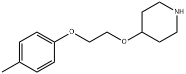 4-(2-p-Tolyloxy-ethoxy)-piperidine Structure