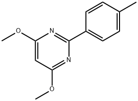 Pyrimidine, 4,6-dimethoxy-2-(4-methylphenyl)- (9CI) Structure