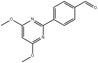 4-(4,6-Dimethoxypyrimidin-2-yl)benzaldehyde Structure