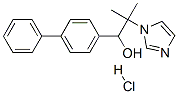 alpha-(2-(1-Imidazolyl)-2-propyl)-4-biphenylmethanol hydrochloride Structure