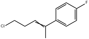 1-(4-chloro-1-methyl-1-butenyl)-4-fluorobenzene Structure